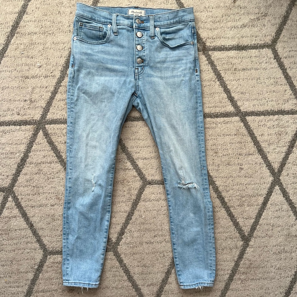 Madewell 9” High Rise Skinny Jeans